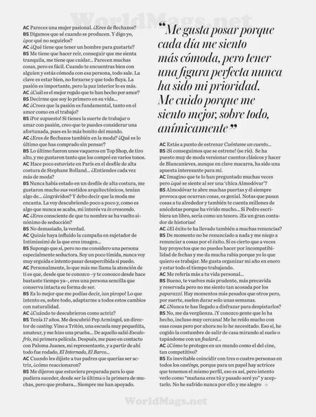 Blanca Suarez For InStyle Magazine, Spain, May 2014