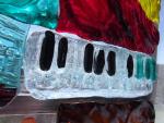 cast glass piano keys 