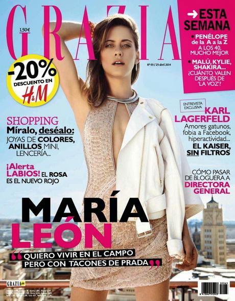Maria Leon For Grazia Magazine, Spain, Abril 2014