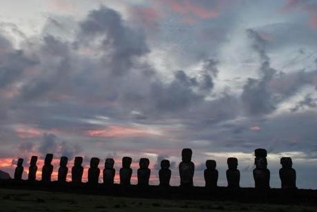 Sunrise at Ahu Tongariki