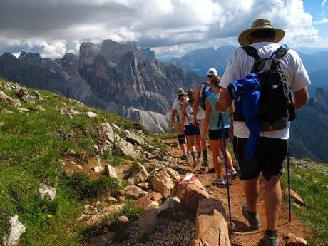 Hiking to the Rifugio Alpe di Tires (2,440 meters)—Dolomites