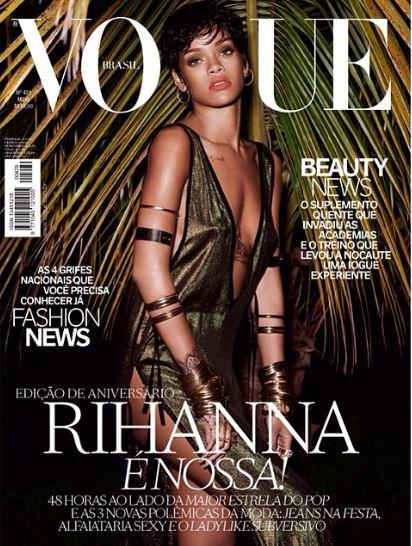 Rihanna Covers Vogue Brazil