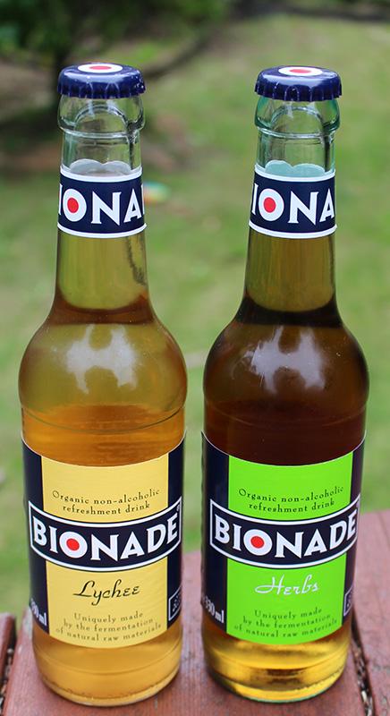 Yummy Bionade Drinks ready to be consumed!
