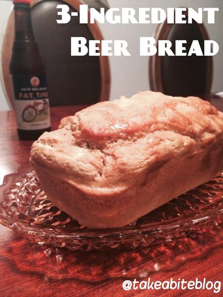 3-Ingredient Beer Bread for #SundaySupper