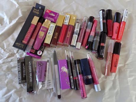 Mega Lippie Haul: Gong crazy on lippies [March & April]