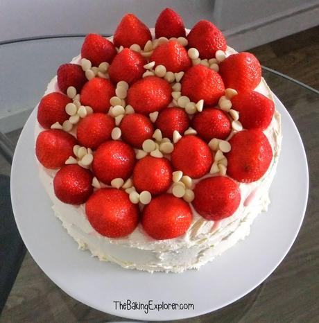 Strawberry & Vanilla Cake