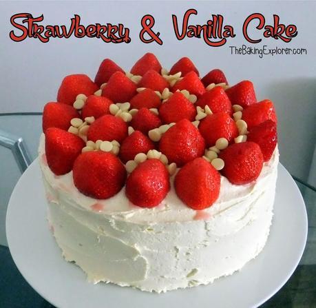 Strawberry & Vanilla Cake