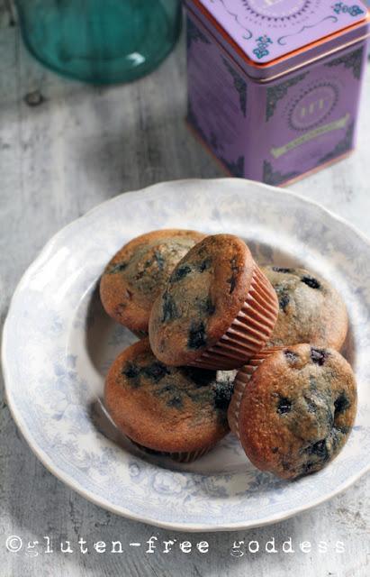 Warm Gluten-Free Blueberry Flax Muffins - Gluten-Free 