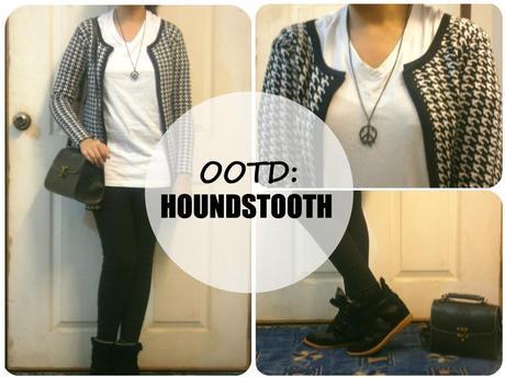OOTD: Houndstooth