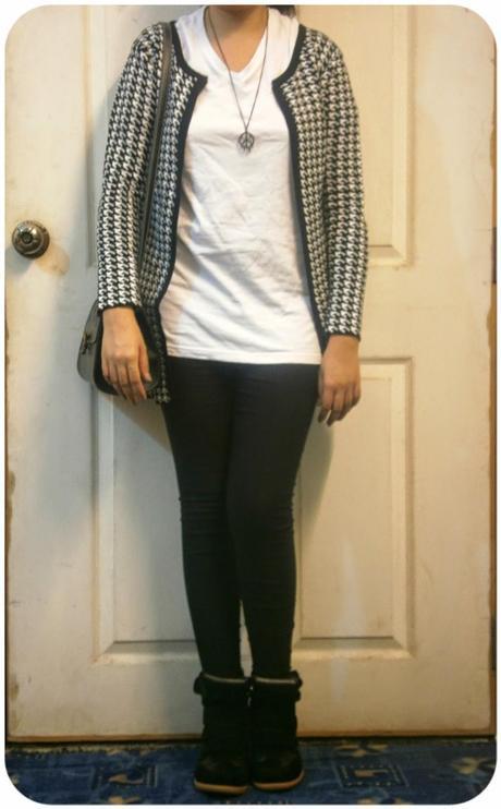 OOTD: Houndstooth