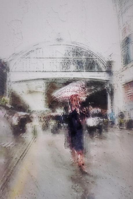 La dame au parapluie