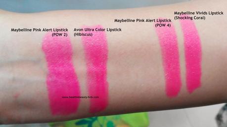 Why I didn't buy Maybelline Pink Alert POW2 & POW4 (though I loved them!)