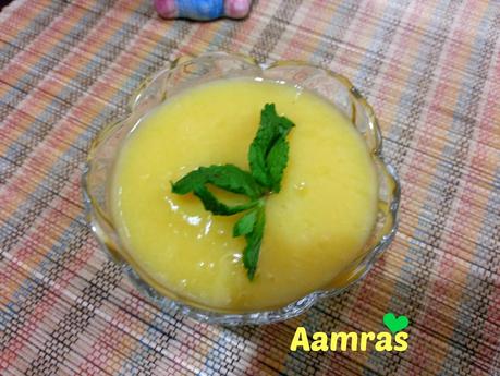 Aamras Recipe - How to make Aamras