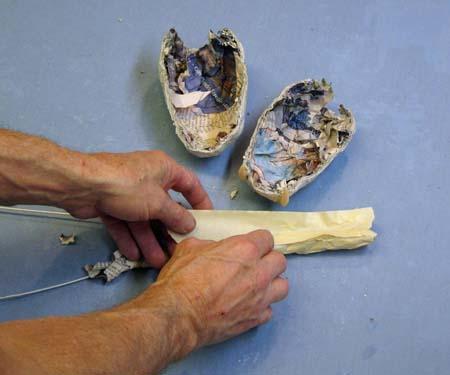 paper mache jaws with tongue 2