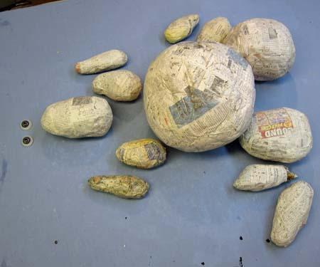 paper mache balls