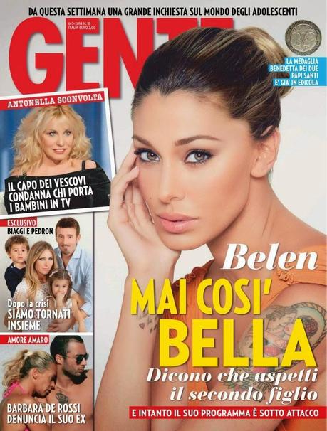 Belen Rodriguez For Gente Magazine, Italy, May 2014