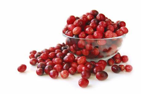 Cranberries in a bowl