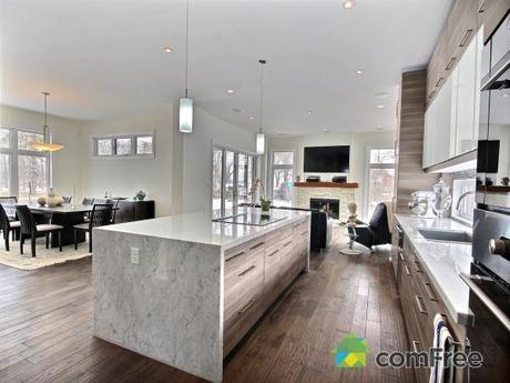 I love the flow of this space. The transition from the dining room, kitchen and living room is perfect and seamless.