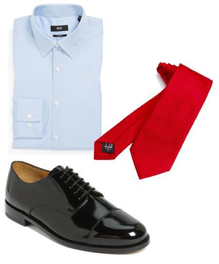 Our suggestion number two: wear contrasting colors, such as blue and red to get a big visual effect!