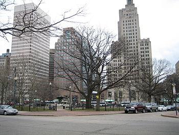 In the company of Bank of America Building and...