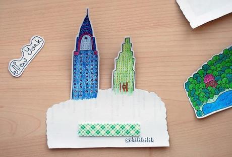 3D Cities Postcards by Alexandra Balashova