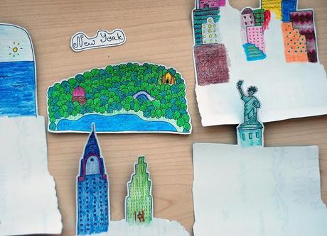 3D Cities Postcards by Alexandra Balashova