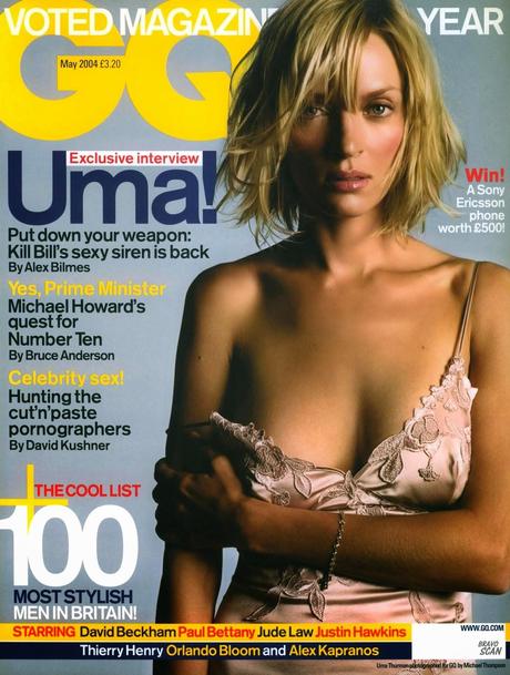 Uma Thurman For GQ Magazine, UK, May 2014