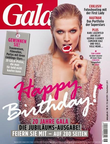 Toni Garrn For Gala Magazine, Germany, April 2014
