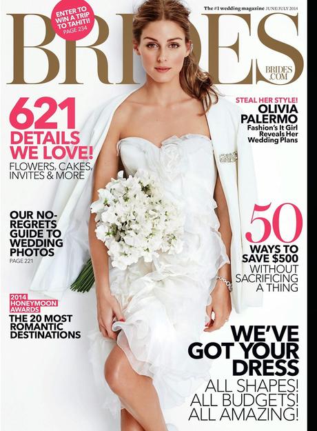Olivia Palermo For Brides Magazine, June/July 2014