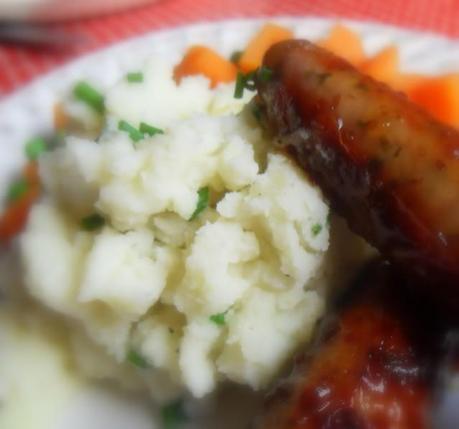 Up-scaled Bangers and Mash for the Toddster