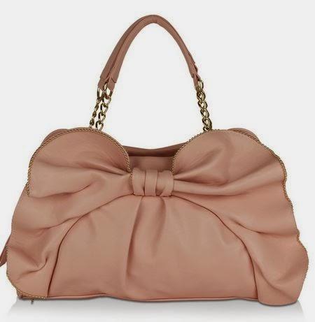 My Style : Transparent Tote with a Bow in Radiant Orchid