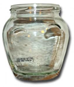 Tissue Decorated Tealight Jar