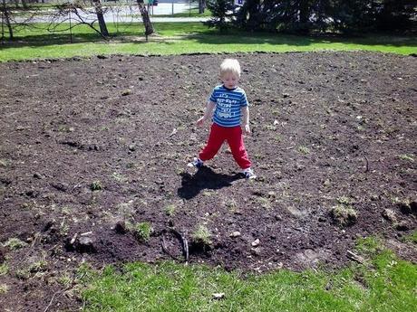 The garden is tilled! Thanks Be for good friends with good tractors!