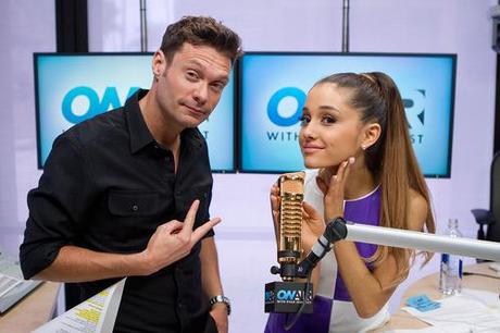 Ariana Grande Stops By The Ryan Seacrest Show