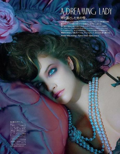 Barbara Palvin for Miles Aldridge in Vogue Japan