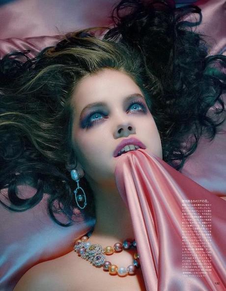 Barbara Palvin for Miles Aldridge in Vogue Japan