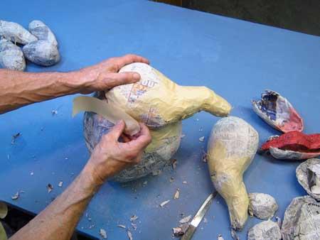 Paper Mache Bulldog