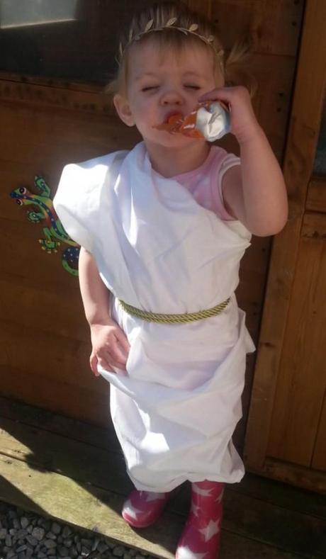 Little Miss A the Greek Goddess #TinyTitans