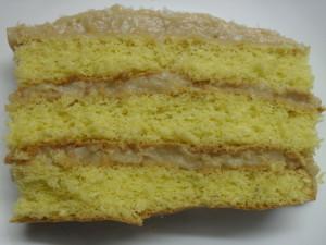 Coconut Cake with Caramel Filling