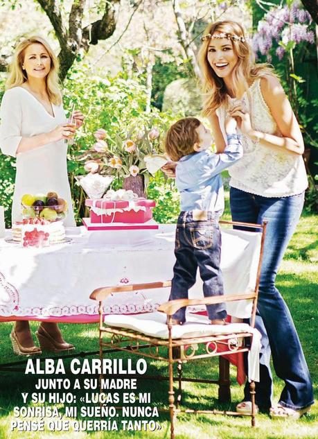 Alba Carrillo For Hola Magazine, Spain, May 2014