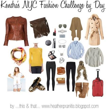 Kendra's NYC Fashion Challenge Day Look