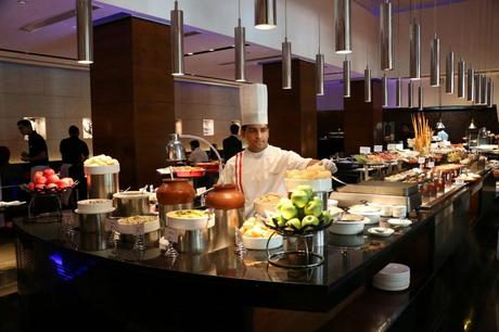 A lavish spread at New York Café(NYC), Sunday Brunch at Radisson Blu Plaza, Mahipalpur