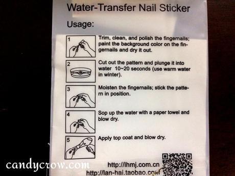 Born Pretty Store Geometry Chain Nail Art Water Decals Review