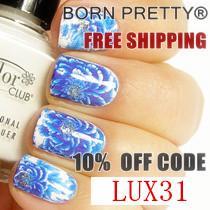 Born Pretty Store Geometry Chain Nail Art Water Decals Review