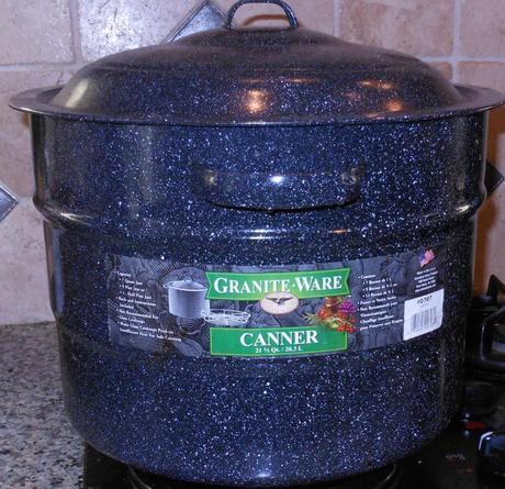 This is my water bath canner.  While you do not have to use a pot designated as a 