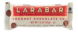 Coconut chocolate chip Larabar. 