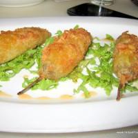 Stuffed jalopeno with goat cheese mousse
