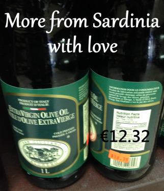 A heavy price tag for Sardinian Gold – San Giuliano Extra Virgin Olive Oil