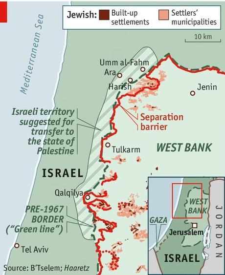 territorial cahanges in possible mideast peace talks