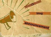 Blog Announcement